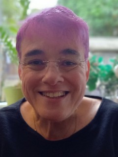 Ich mal mit pinken Haaren